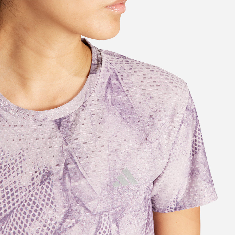 Áo Tay Ngắn Nữ Adidas Ultimateadidas Allover Print - Tím - Supersports Vietnam