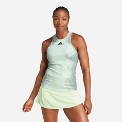 Áo Ba Lỗ Nữ Adidas Tennis Heat.Rdy Pro Y - Xanh Lá - Supersports Vietnam