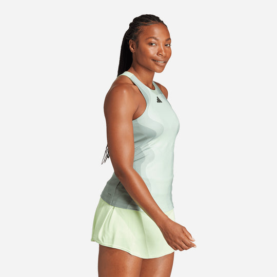 Áo Ba Lỗ Nữ Adidas Tennis Heat.Rdy Pro Y - Xanh Lá