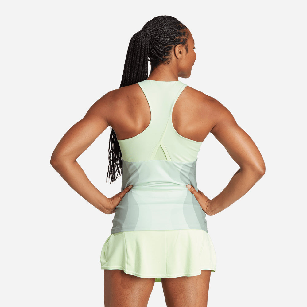 Áo Ba Lỗ Nữ Adidas Tennis Heat.Rdy Pro Y - Xanh Lá - Supersports Vietnam