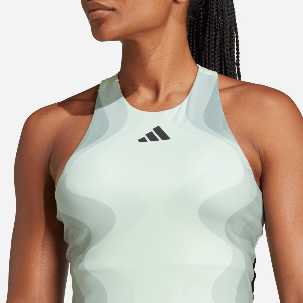 Áo Ba Lỗ Nữ Adidas Tennis Heat.Rdy Pro Y - Xanh Lá - Supersports Vietnam