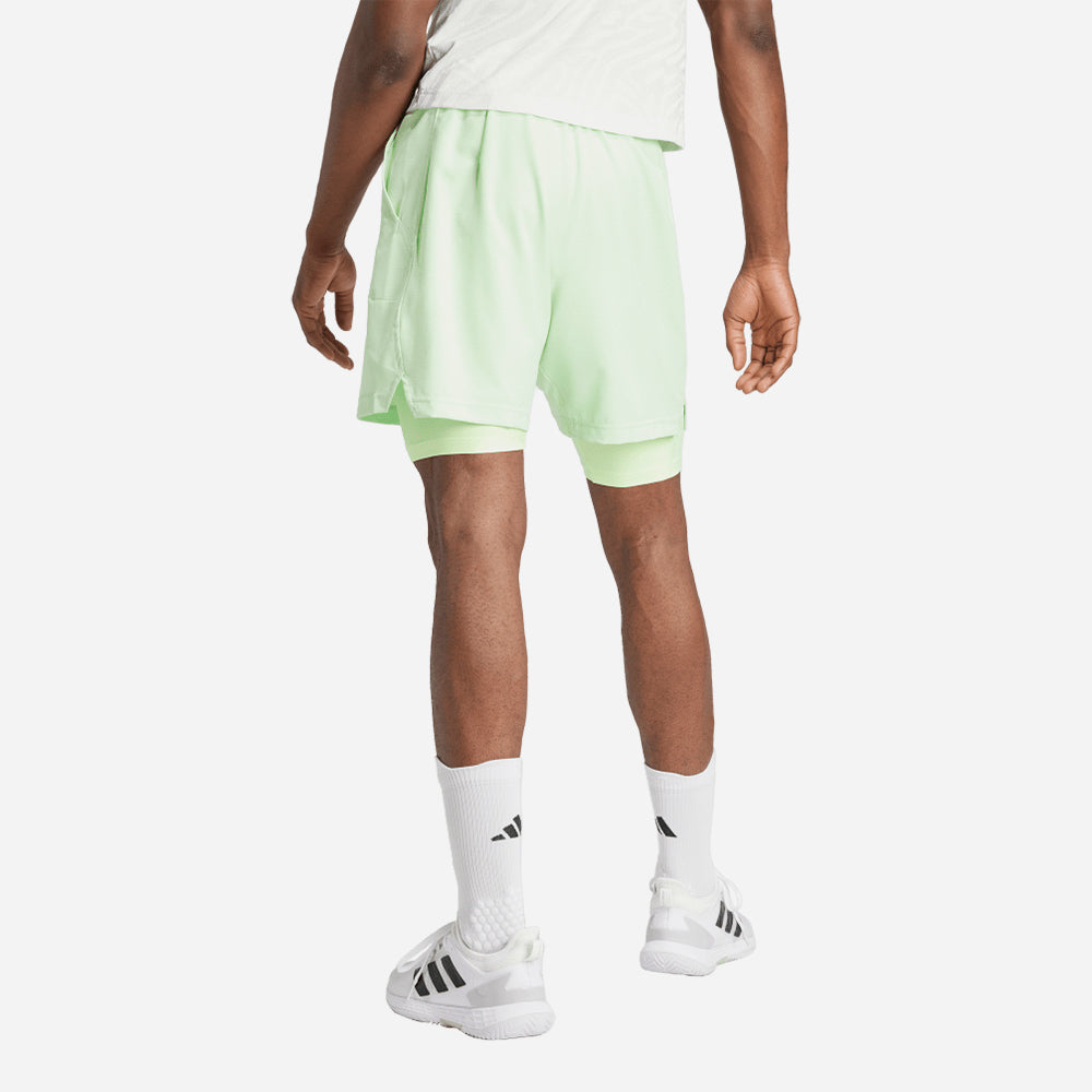 Quần Ngắn Thể Thao Nam Adidas Tennis Heat.Rdy And Inner - Xanh Lá - Supersports Vietnam