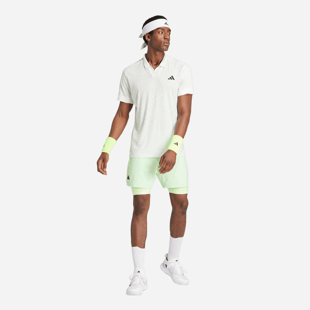 Quần Ngắn Thể Thao Nam Adidas Tennis Heat.Rdy And Inner - Xanh Lá - Supersports Vietnam