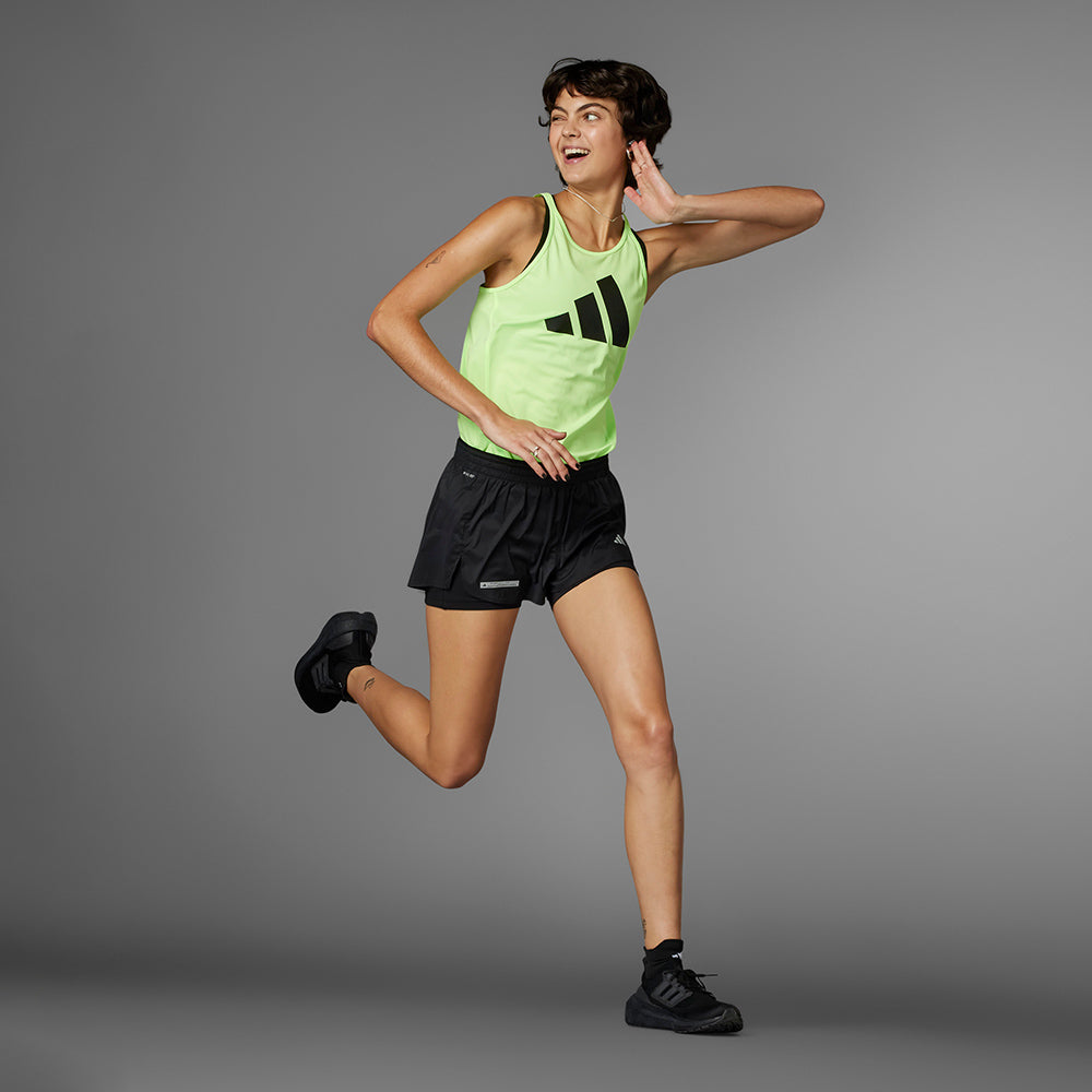 Quần Ngắn Nữ Adidas Ultimate 2In1 - Đen - Supersports Vietnam