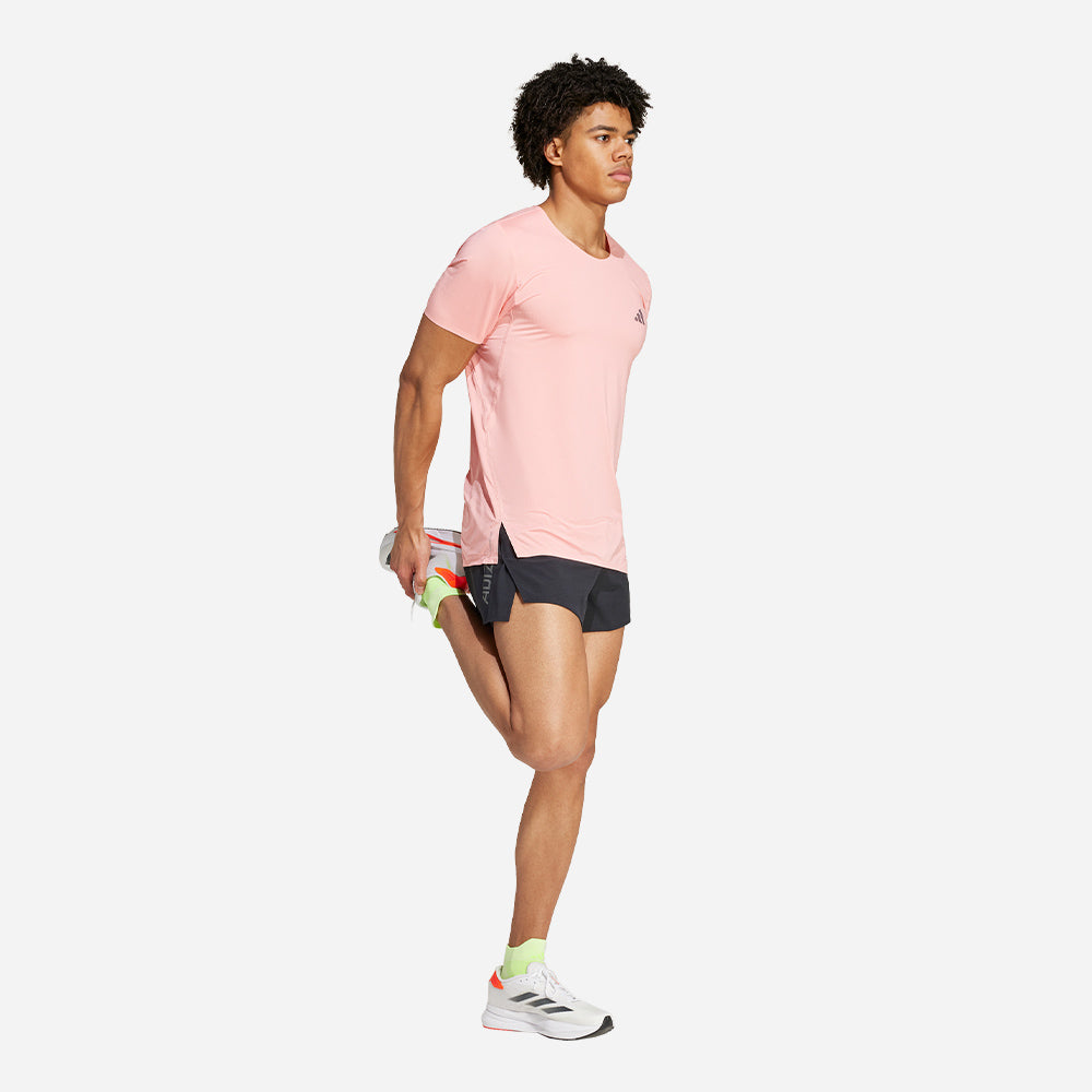 Áo Tay Ngắn Nam Adidas Adizero - Hồng - Supersports Vietnam