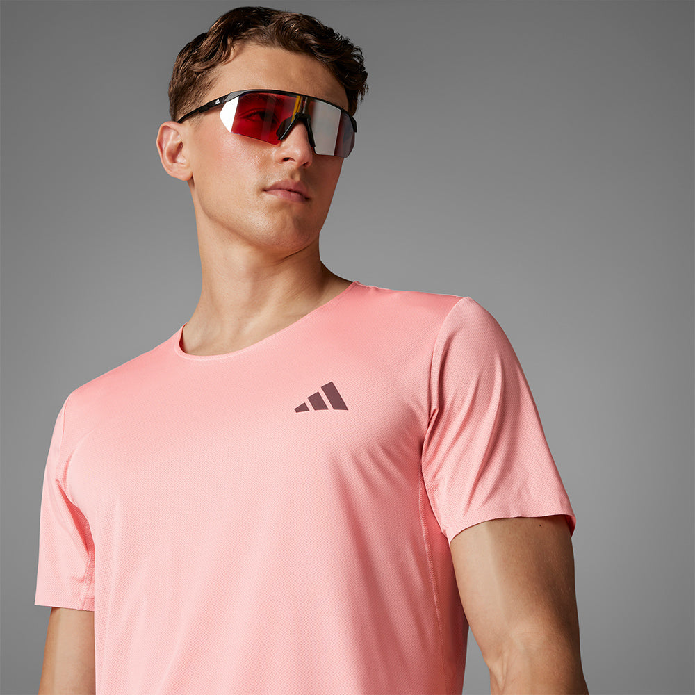 Áo Tay Ngắn Nam Adidas Adizero - Hồng - Supersports Vietnam