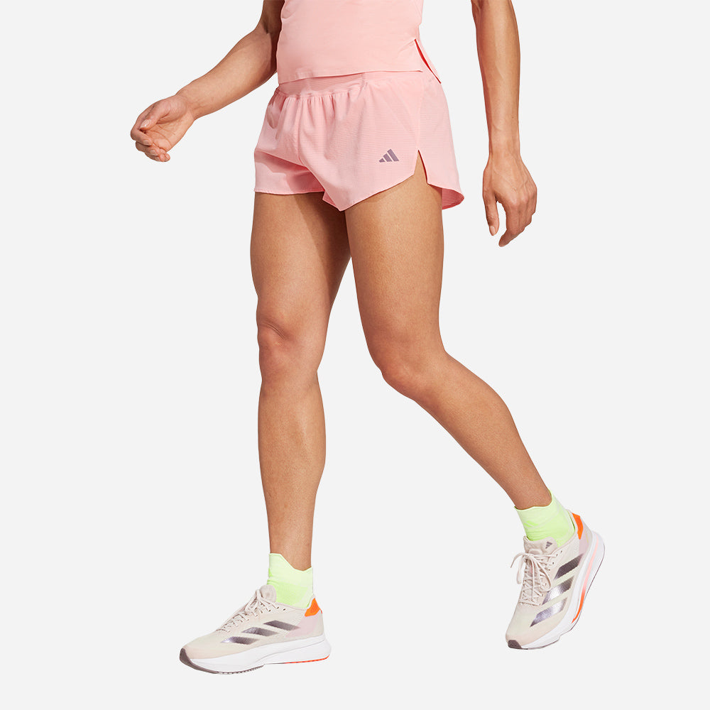 Quần Ngắn Nữ Adidas Adizero Gel - Hồng - Supersports Vietnam