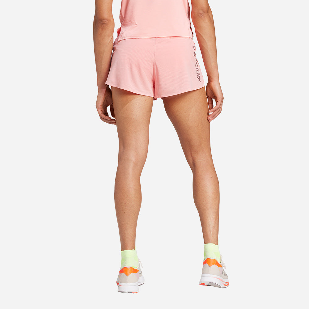 Quần Ngắn Nữ Adidas Adizero Gel - Hồng - Supersports Vietnam