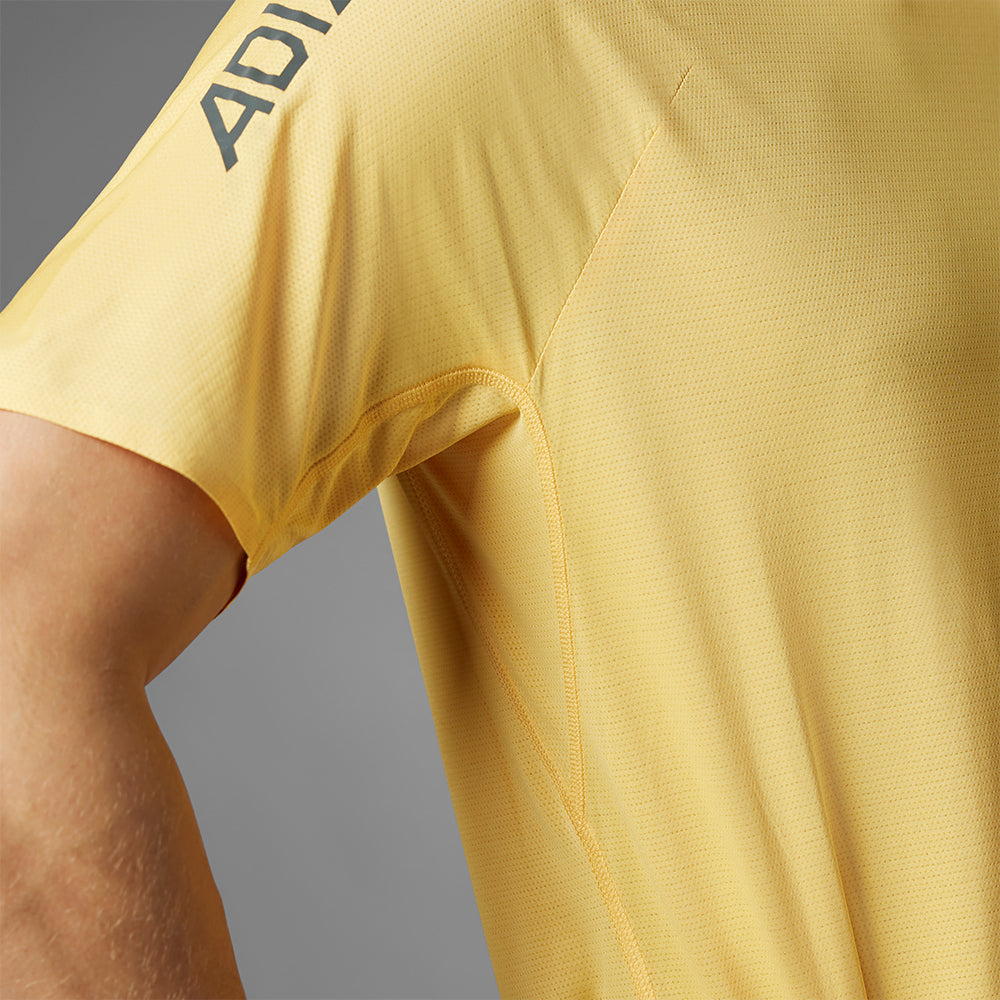 Áo Thun Nam Adidas Adizero - Vàng - Supersports Vietnam