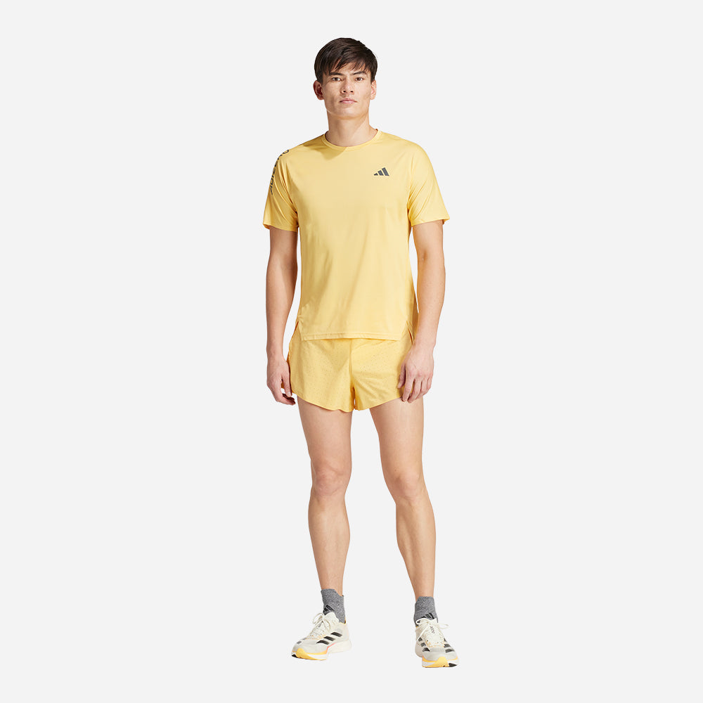 Áo Thun Nam Adidas Adizero - Vàng - Supersports Vietnam