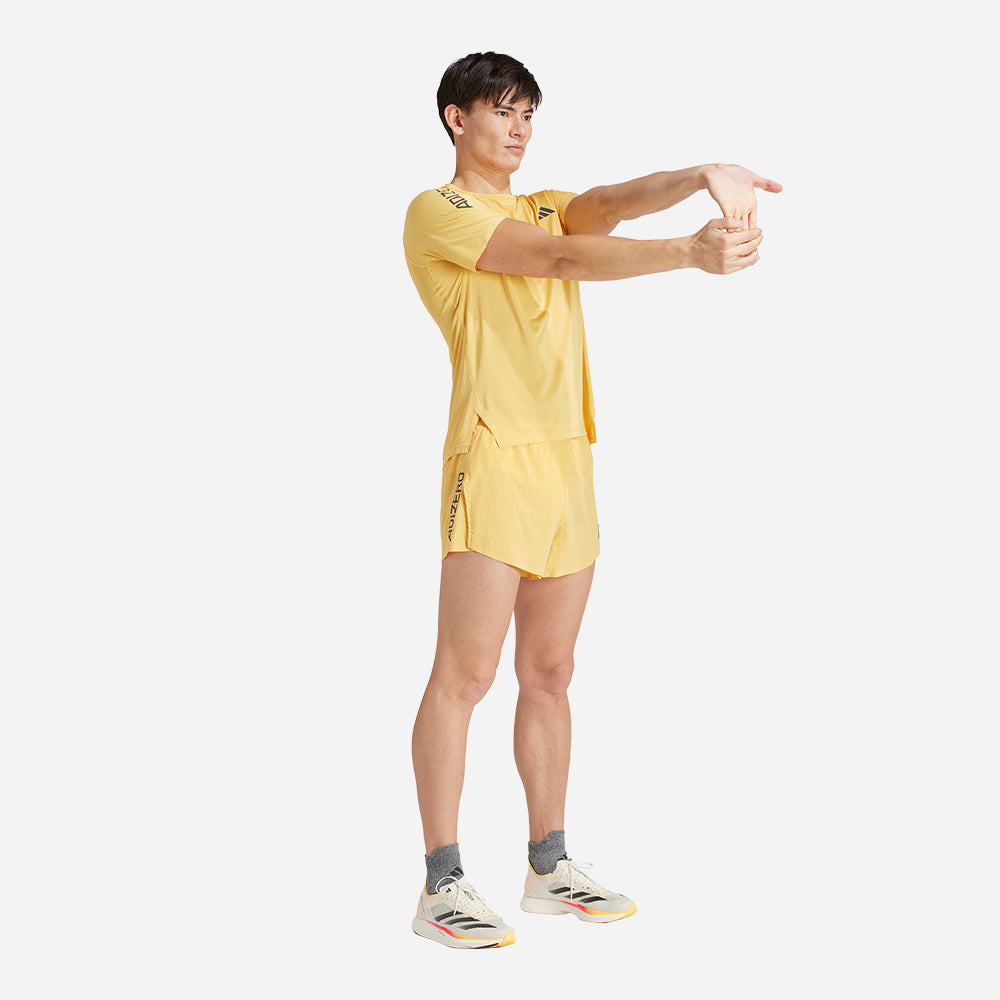Áo Thun Nam Adidas Adizero - Vàng - Supersports Vietnam