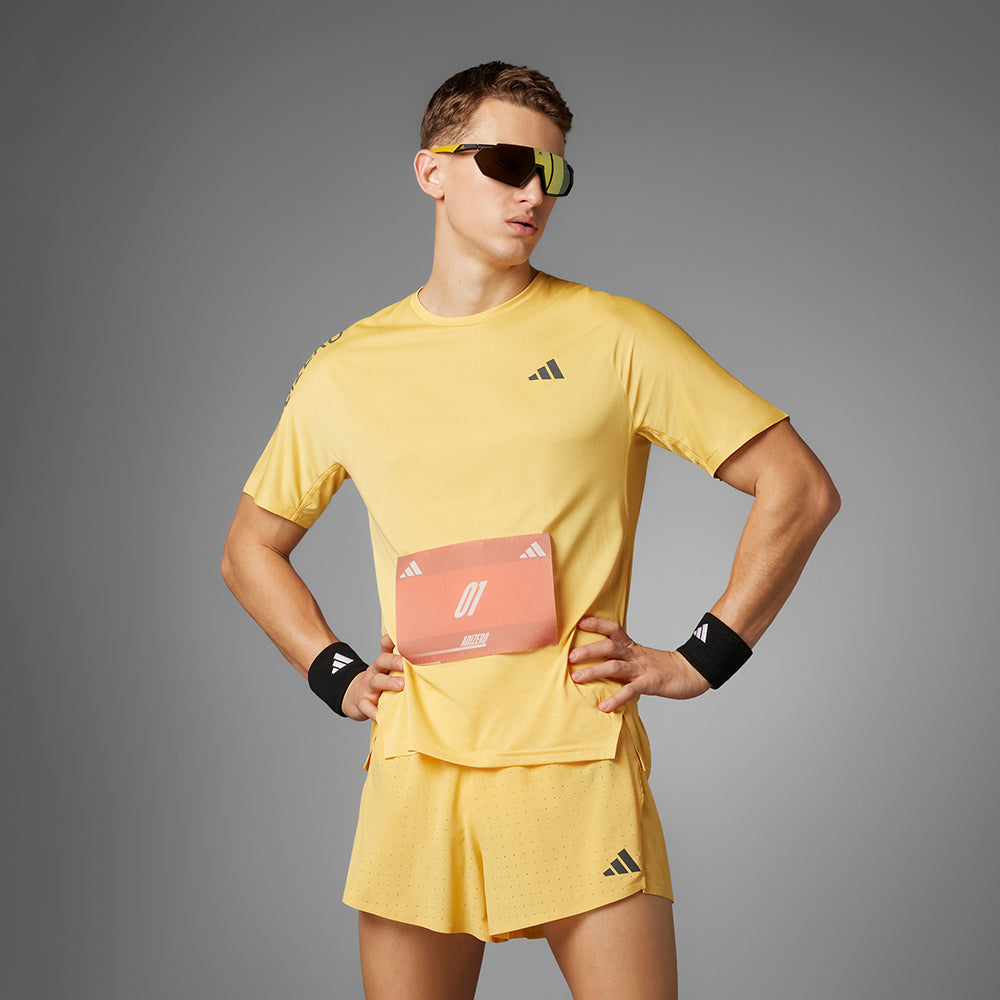 Áo Thun Nam Adidas Adizero - Vàng - Supersports Vietnam