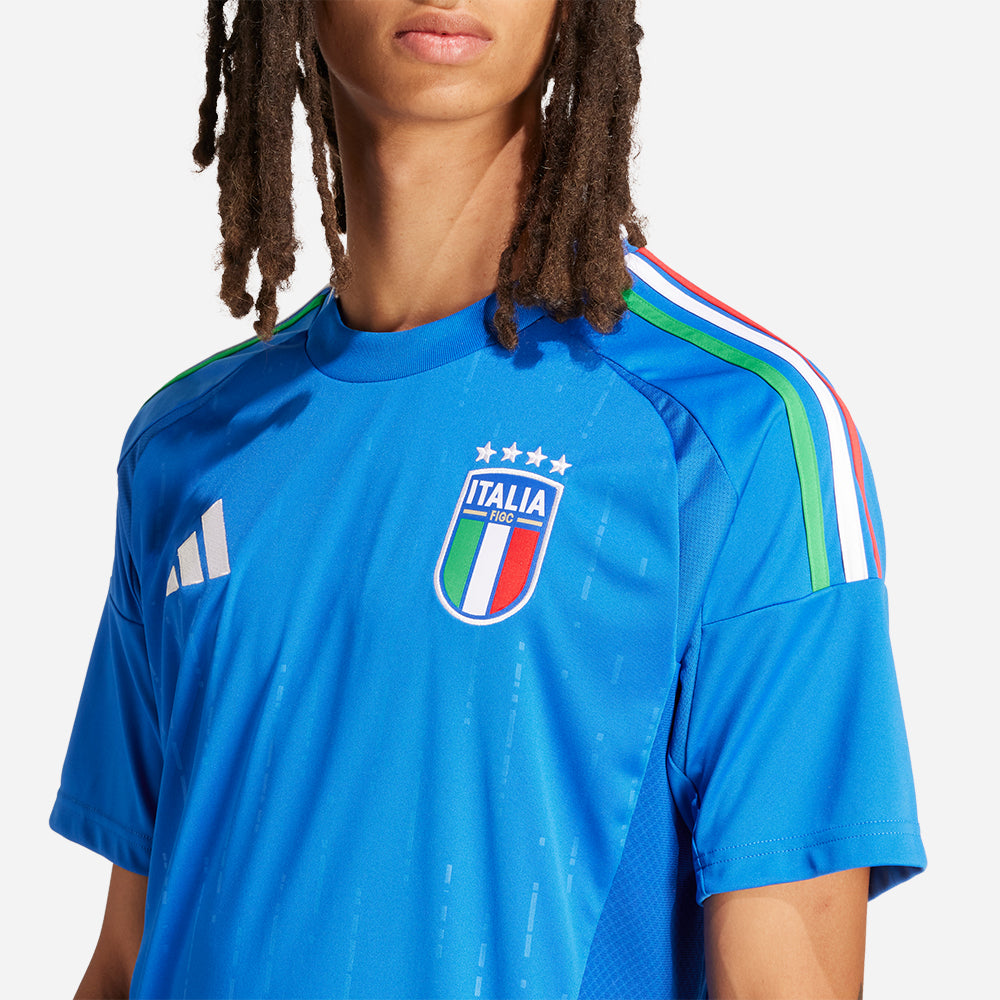 Áo Đá Bóng Nam Adidas Italy Sân Nhà 24 - Xanh Dương - Supersports Vietnam