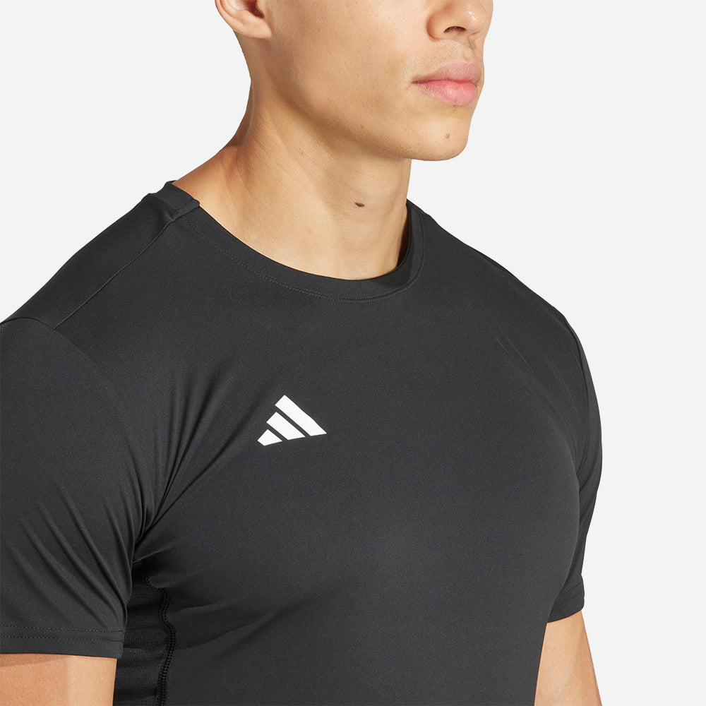 Áo Thun Nam Adidas Adizero Essentials Running - Đen - Supersports Vietnam