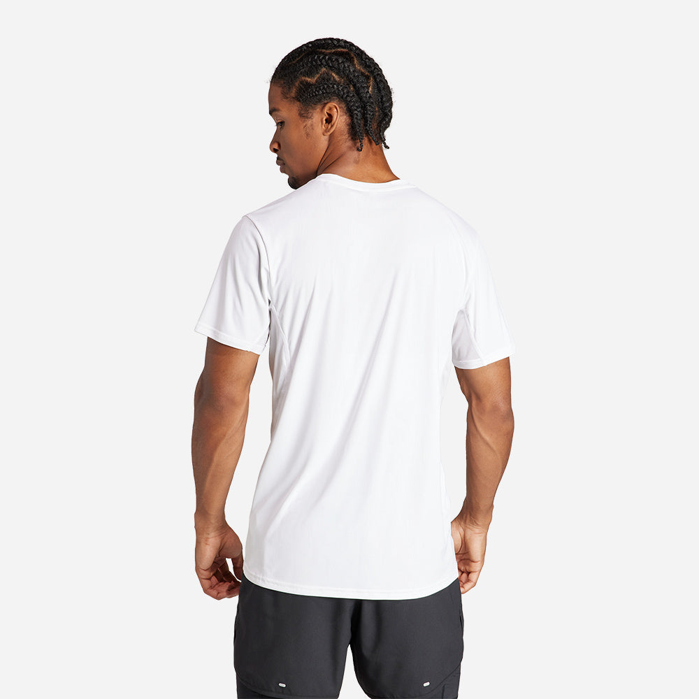 Áo Thun Nam Adidas Adizero Essentials - Trắng - Supersports Vietnam