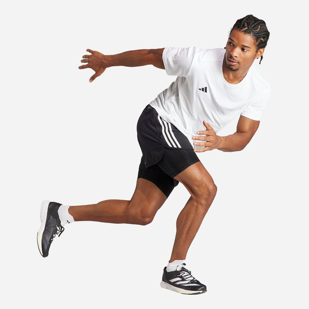 Áo Thun Nam Adidas Adizero Essentials - Trắng - Supersports Vietnam