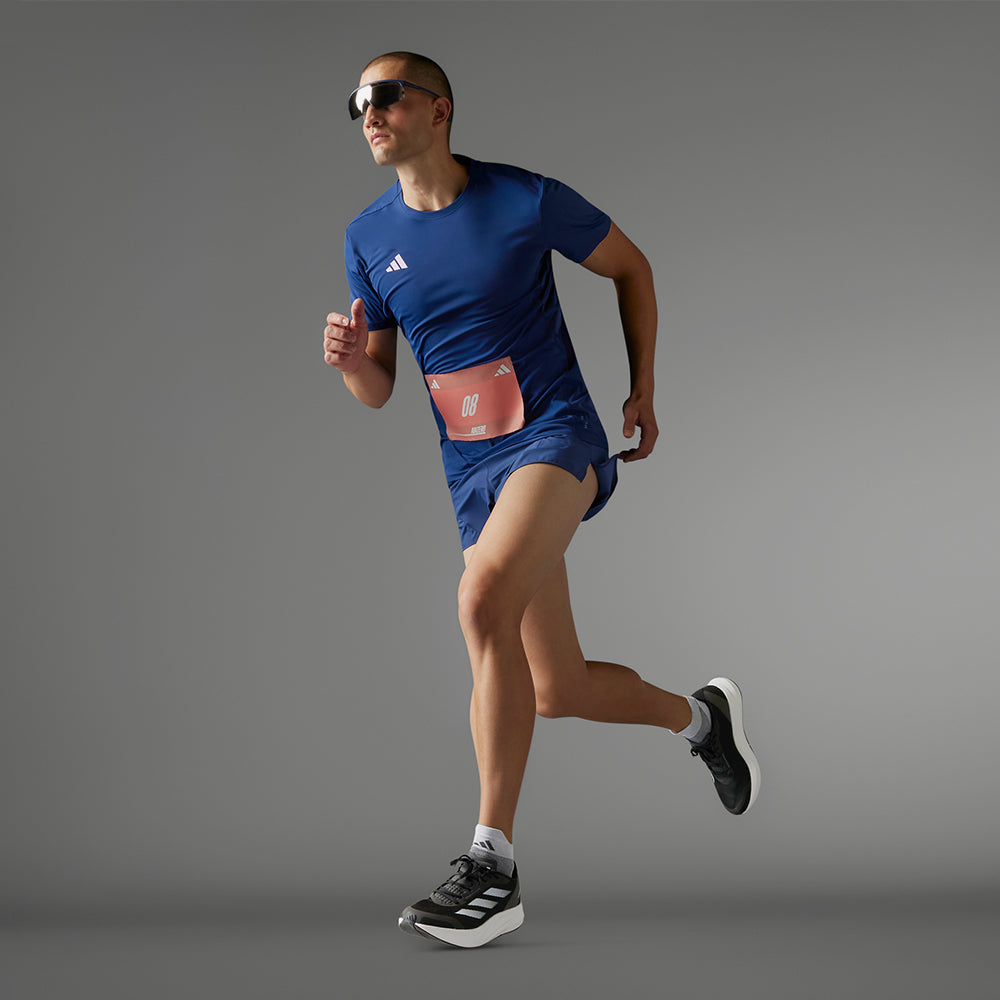 Áo Thun Nam Adidas Adizero Essentials Running - Xanh Dương - Supersports Vietnam