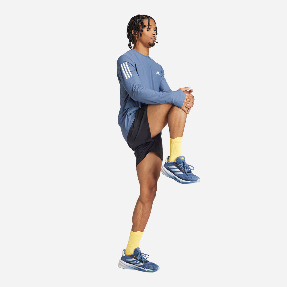 Áo Thun Tay Dài Nam Adidas Own The Run Long-Sleeve - Xanh Dương - Supersports Vietnam