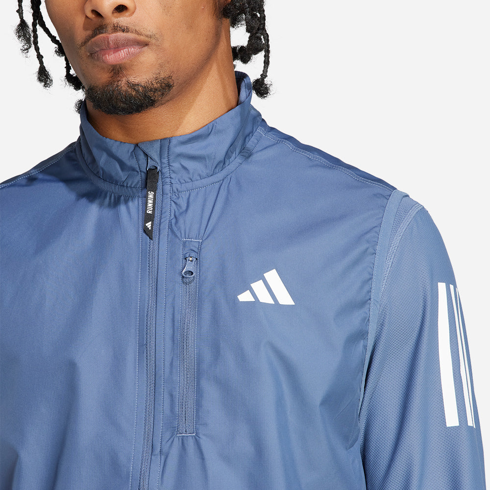 Áo Khoác Nam Adidas Own The Run Vest - Xanh Dương - Supersports Vietnam