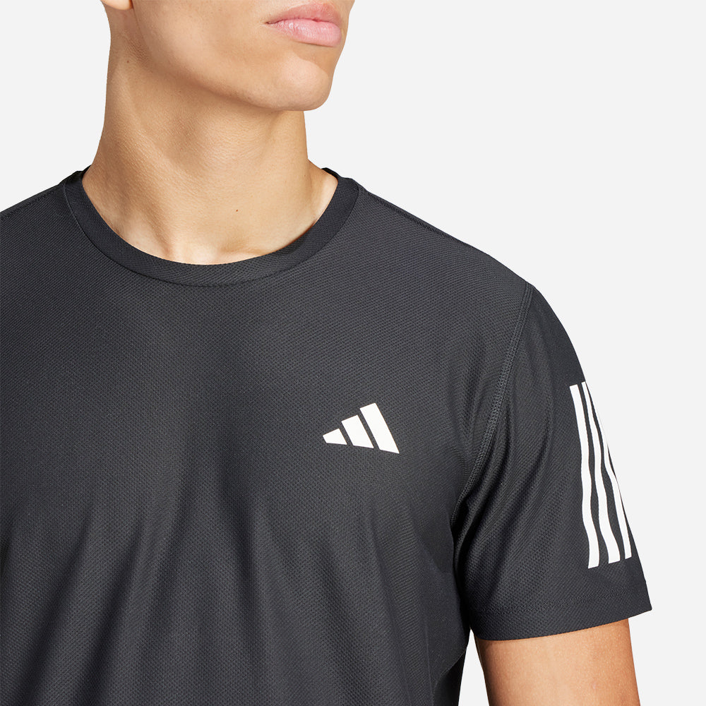Áo Thun Tay Ngắn Nam Adidas Own The Run - Đen - Supersports Vietnam