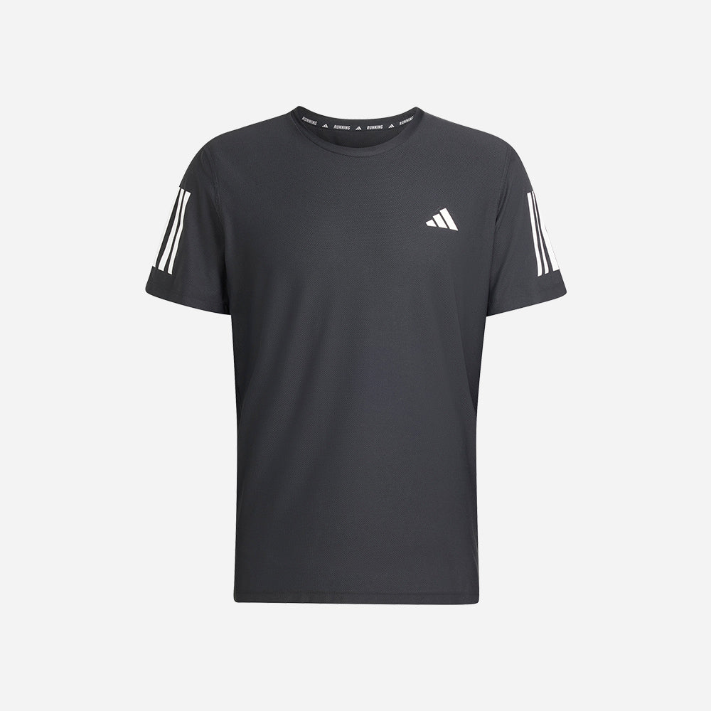Áo Thun Tay Ngắn Nam Adidas Own The Run - Đen - Supersports Vietnam