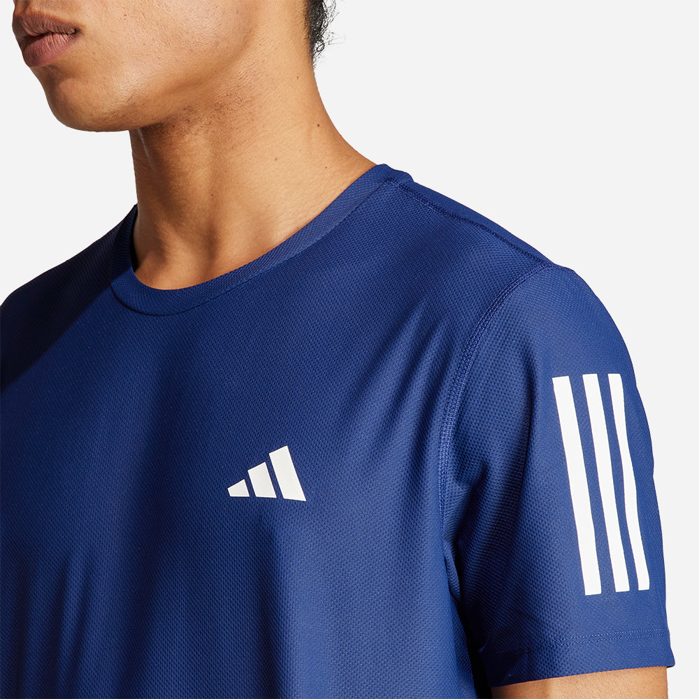 Áo Thun Nam Adidas Own The Run - Xanh Dương - Supersports Vietnam