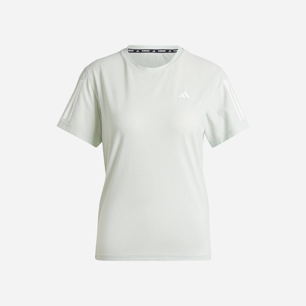 Áo Thun Nữ Adidas Own The Run - Xanh Lá - Supersports Vietnam
