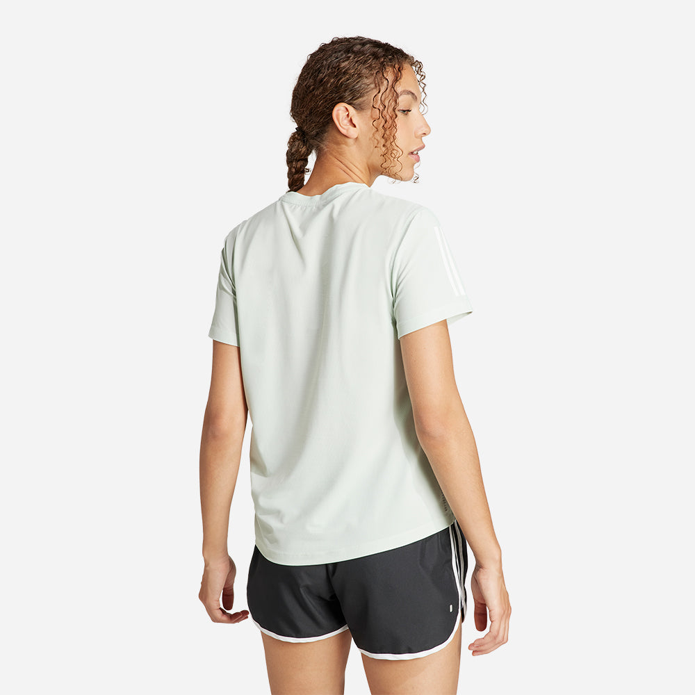 Áo Thun Nữ Adidas Own The Run - Xanh Lá - Supersports Vietnam