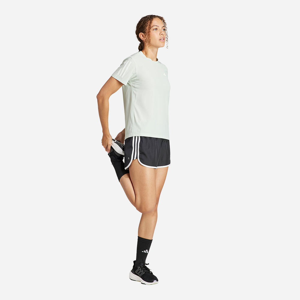 Áo Thun Nữ Adidas Own The Run - Xanh Lá - Supersports Vietnam