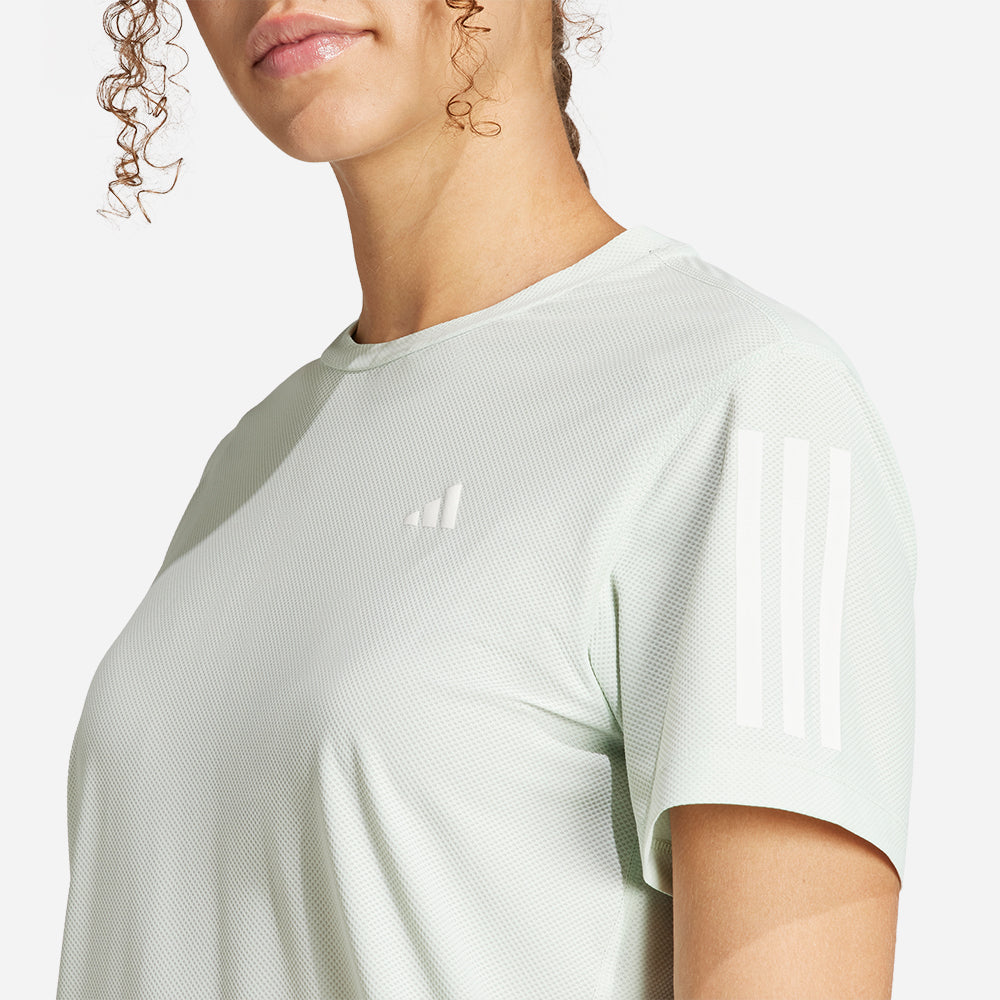 Áo Thun Nữ Adidas Own The Run - Xanh Lá - Supersports Vietnam