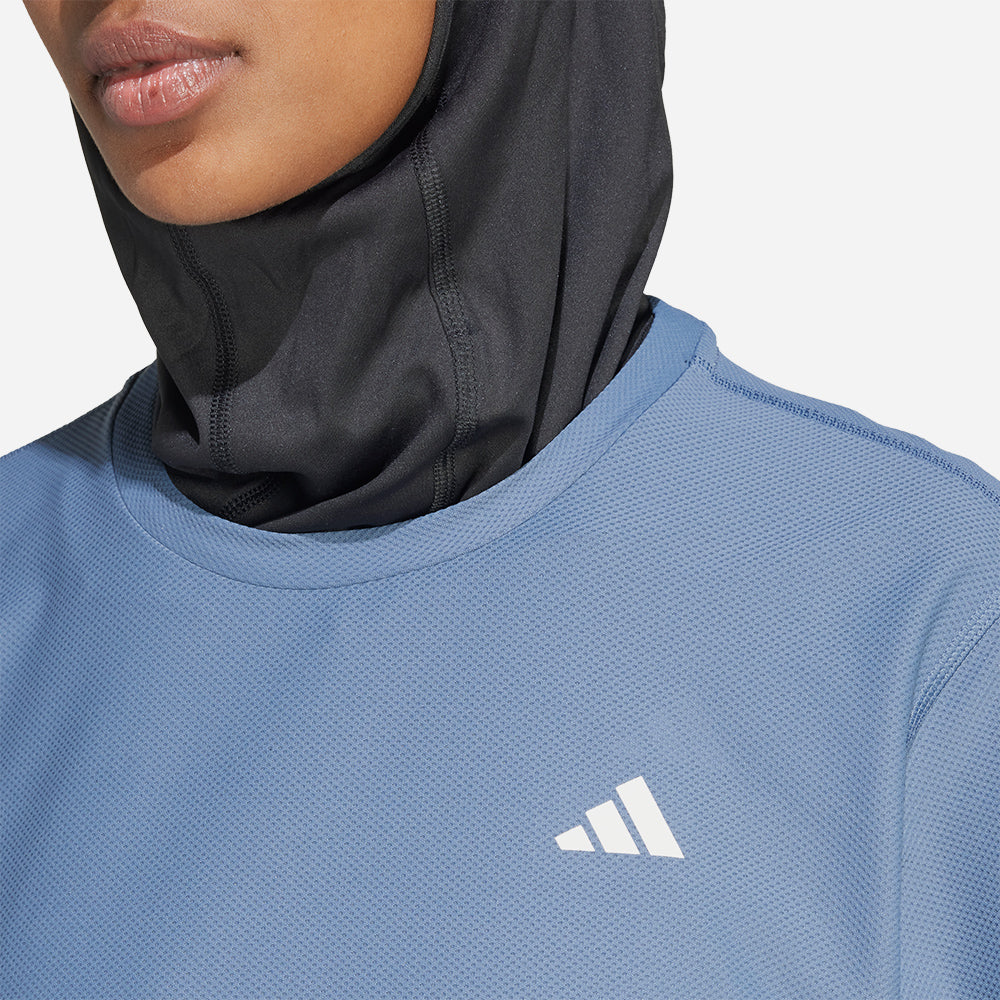 Áo Thun Nữ Adidas Own The Run - Xanh Dương - Supersports Vietnam