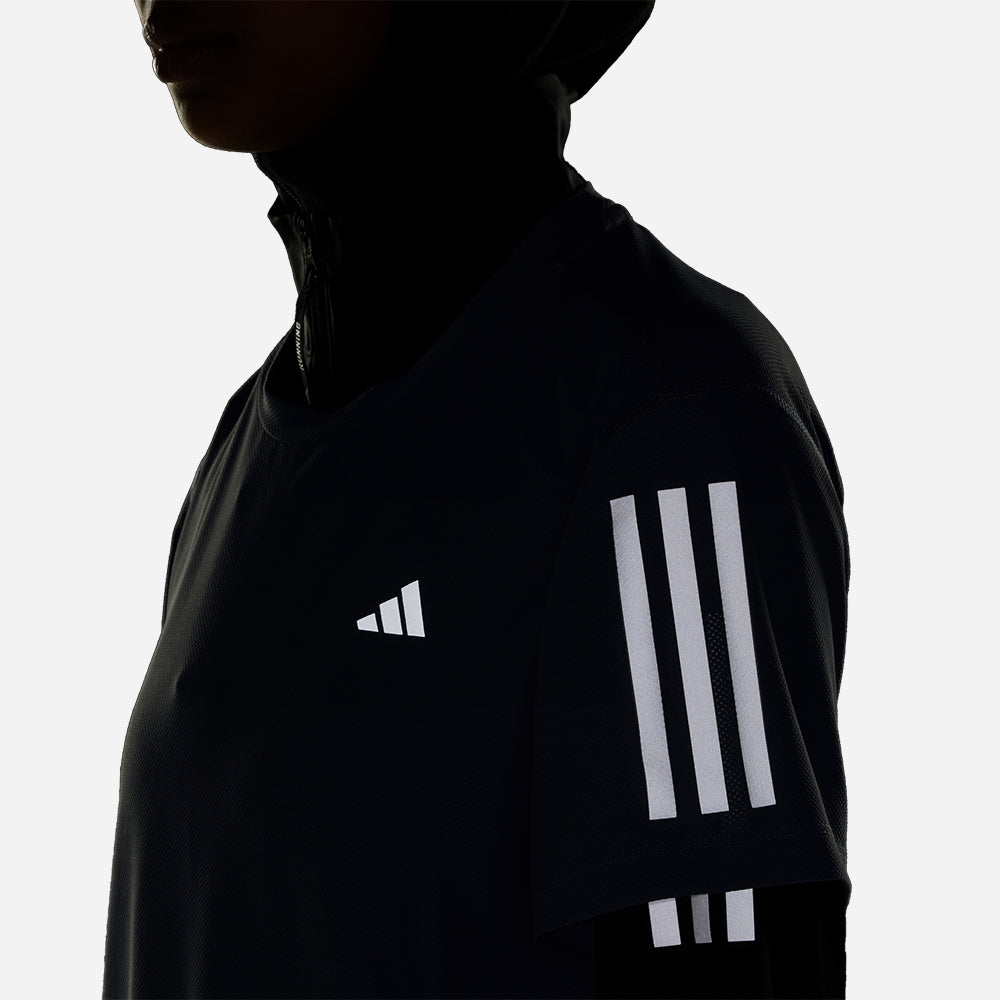Áo Thun Nữ Adidas Own The Run - Xanh Dương - Supersports Vietnam