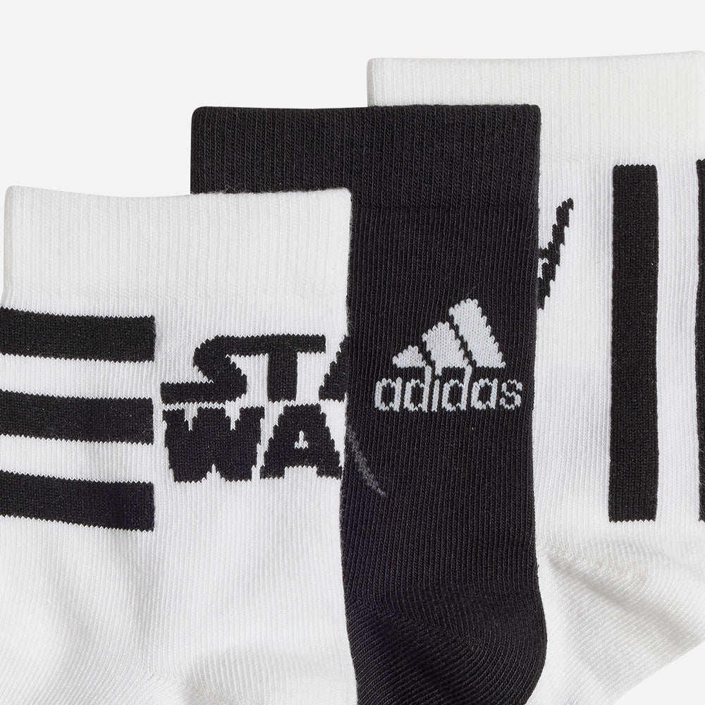 Vớ Thể Thao Trẻ Em Adidas Star Wars (3 Đôi) - Nhiều Màu - Supersports Vietnam