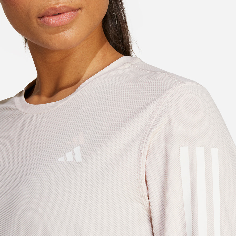 Áo Thun Tay Dài Nữ Adidas Own The Run Long-Sleeve - Hồng - Supersports Vietnam
