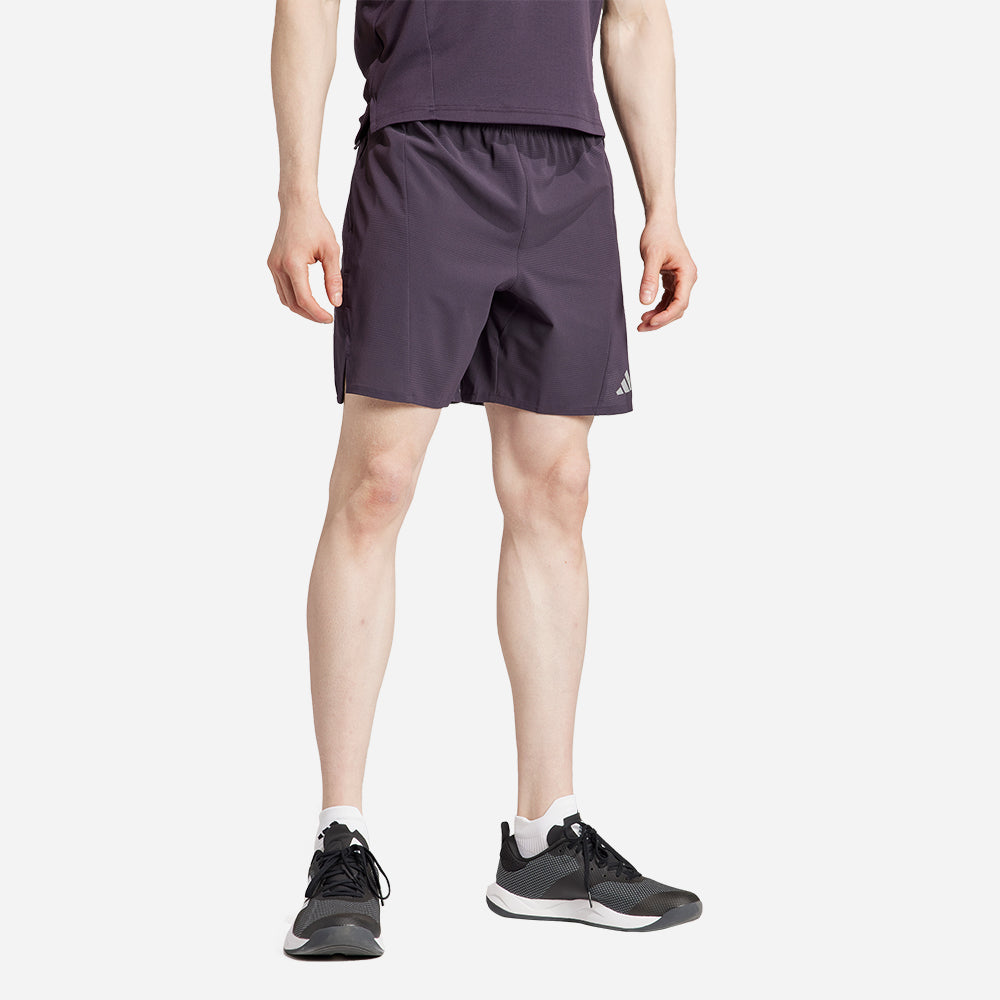 Quần Ngắn Nam Adidas Designed For Training Hiit Workout Heat.Rdy - Tím - Supersports Vietnam