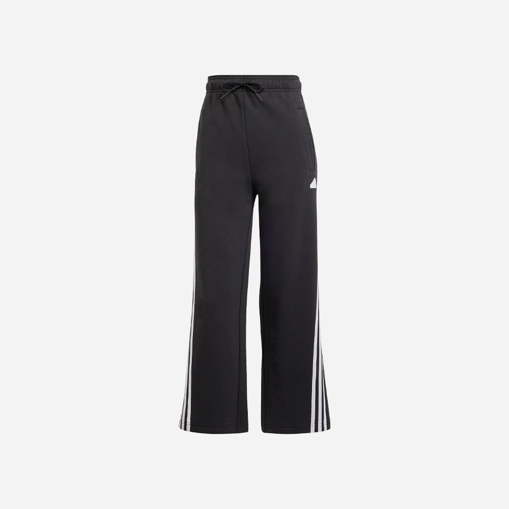 Quần Dài Thể Thao Nữ Adidas Future Icons 3-Stripes Open Hem - Đen - Supersports Vietnam