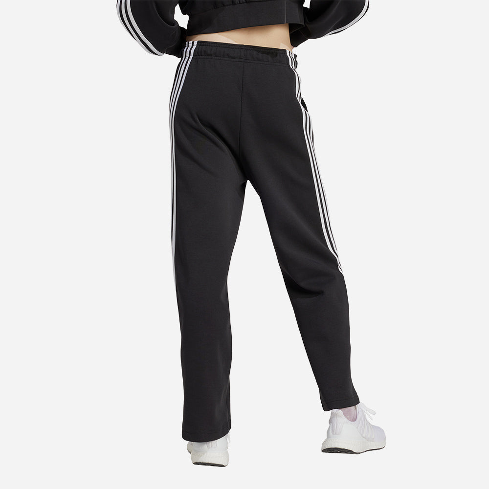 Quần Dài Thể Thao Nữ Adidas Future Icons 3-Stripes Open Hem - Đen - Supersports Vietnam