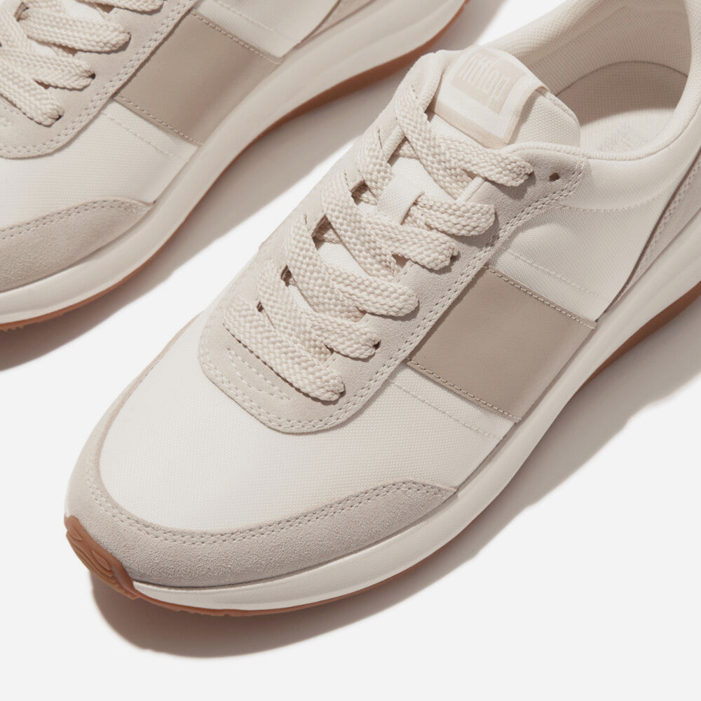 Giày Sneaker Nam Fitflop F-Mode Flow Fabric/Suede/Leather - Be - Supersports Vietnam