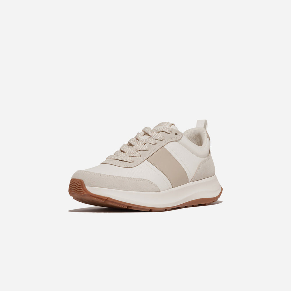 Giày Sneaker Nam Fitflop F-Mode Flow Fabric/Suede/Leather - Be - Supersports Vietnam