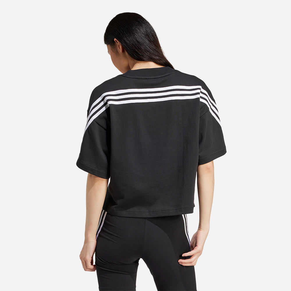 Áo Tay Ngắn Nữ Adidas Future Icons 3-Stripes - Đen - Supersports Vietnam