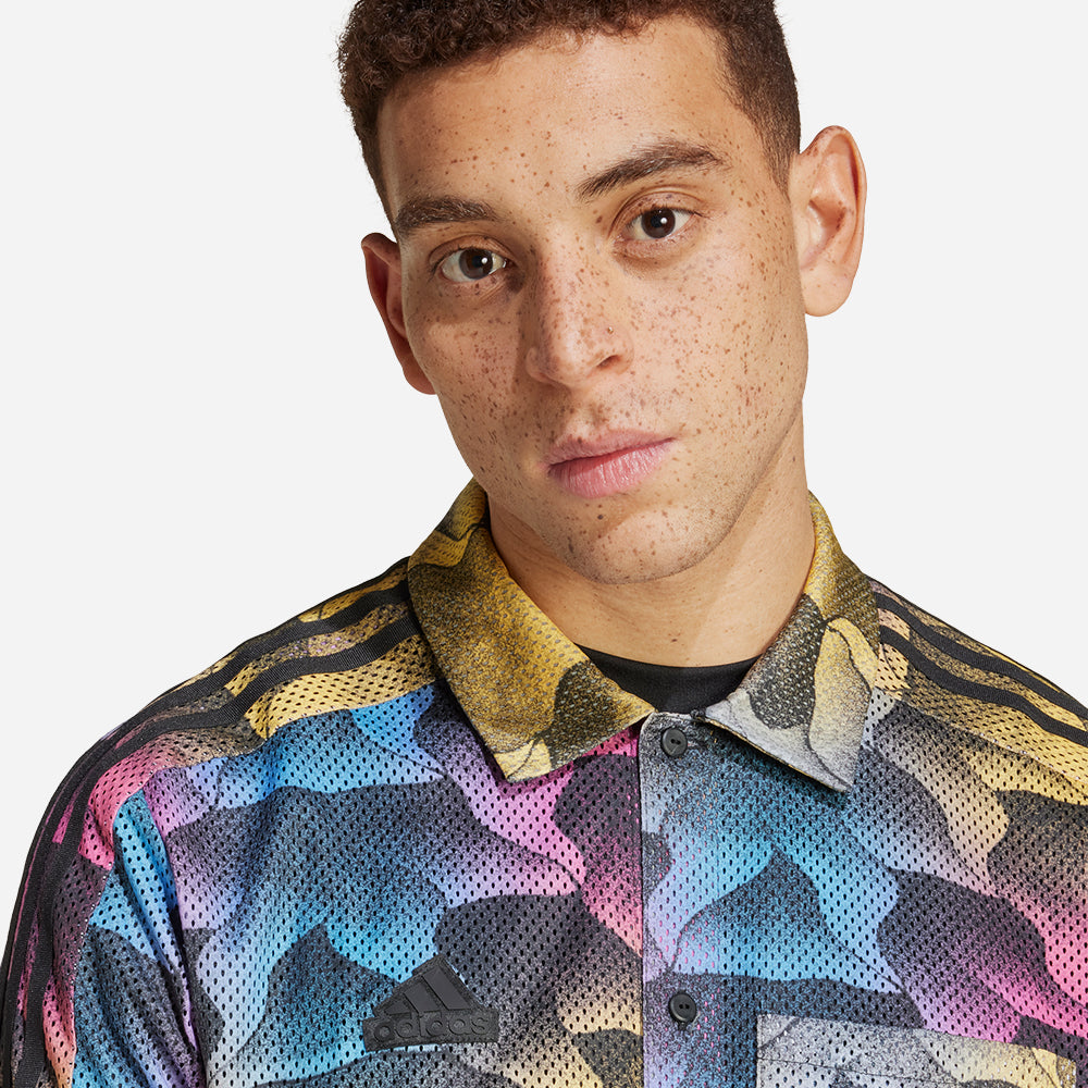 Áo Sơ Mi Nam Adidas Tiro Allover Print Mesh Resort - Nhiều Màu - Supersports Vietnam