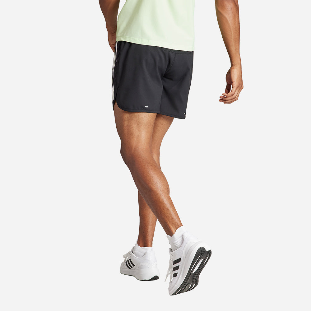 Quần Ngắn Thể Thao Nam Adidas Own The Run 3-Stripes - Đen - Supersports Vietnam