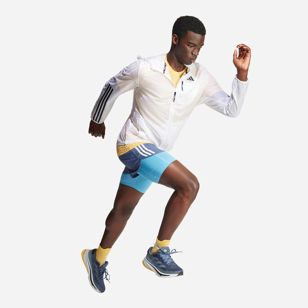 Áo Khoác Nam Adidas Own The Run 3-Stripes - Trắng - Supersports Vietnam