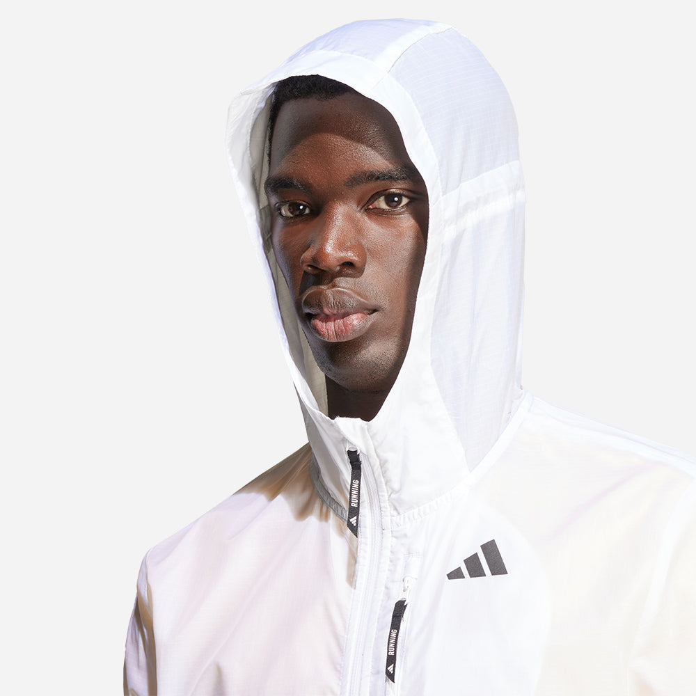 Áo Khoác Nam Adidas Own The Run 3-Stripes - Trắng - Supersports Vietnam