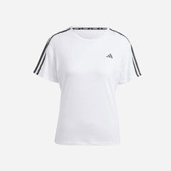 Áo Thun Nữ Adidas Own The Run 3-Stripes - Trắng - Supersports Vietnam