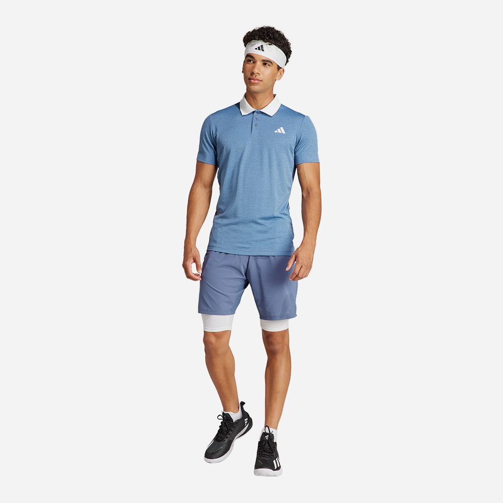 Áo Polo Nam Adidas Tennis Freelift - Xanh Dương - Supersports Vietnam