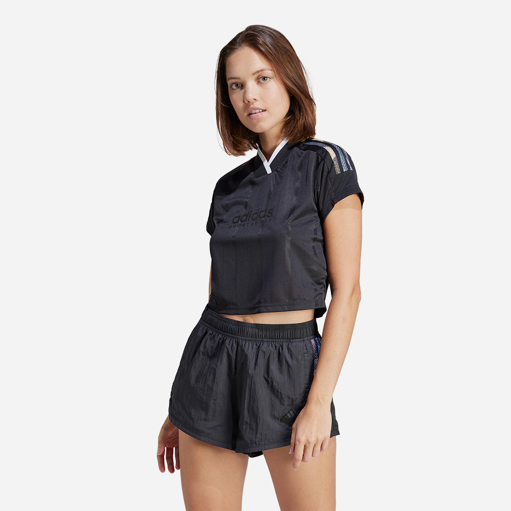 Áo Thun Nữ Adidas Tiro Summer Crop - Đen - Supersports Vietnam