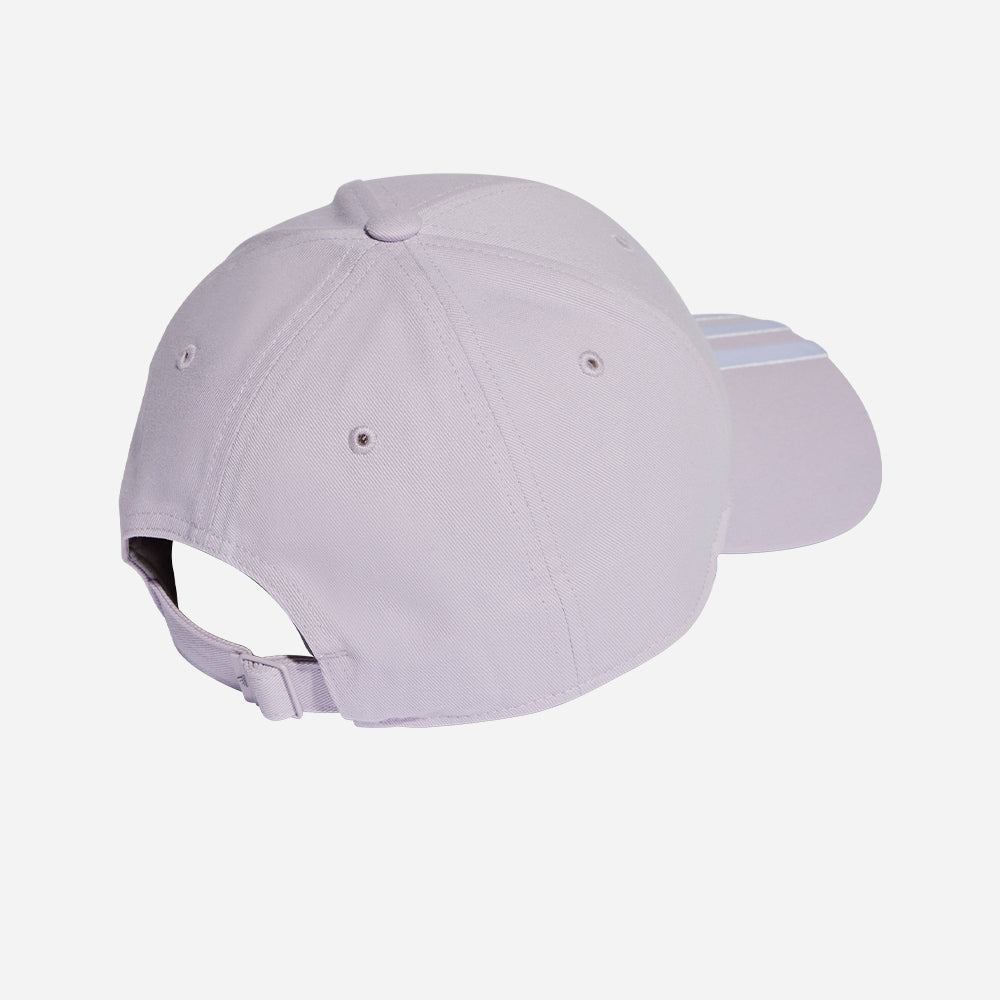 Mũ Lưỡi Trai Adidas 3-Stripes Cotton Twill Baseball - Tím - Supersports Vietnam