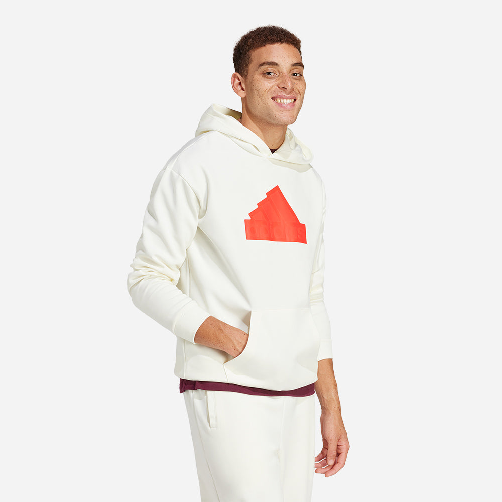 Áo Hoodie Nam Adidas Future Icons Badge Of Sport - Trắng - Supersports Vietnam