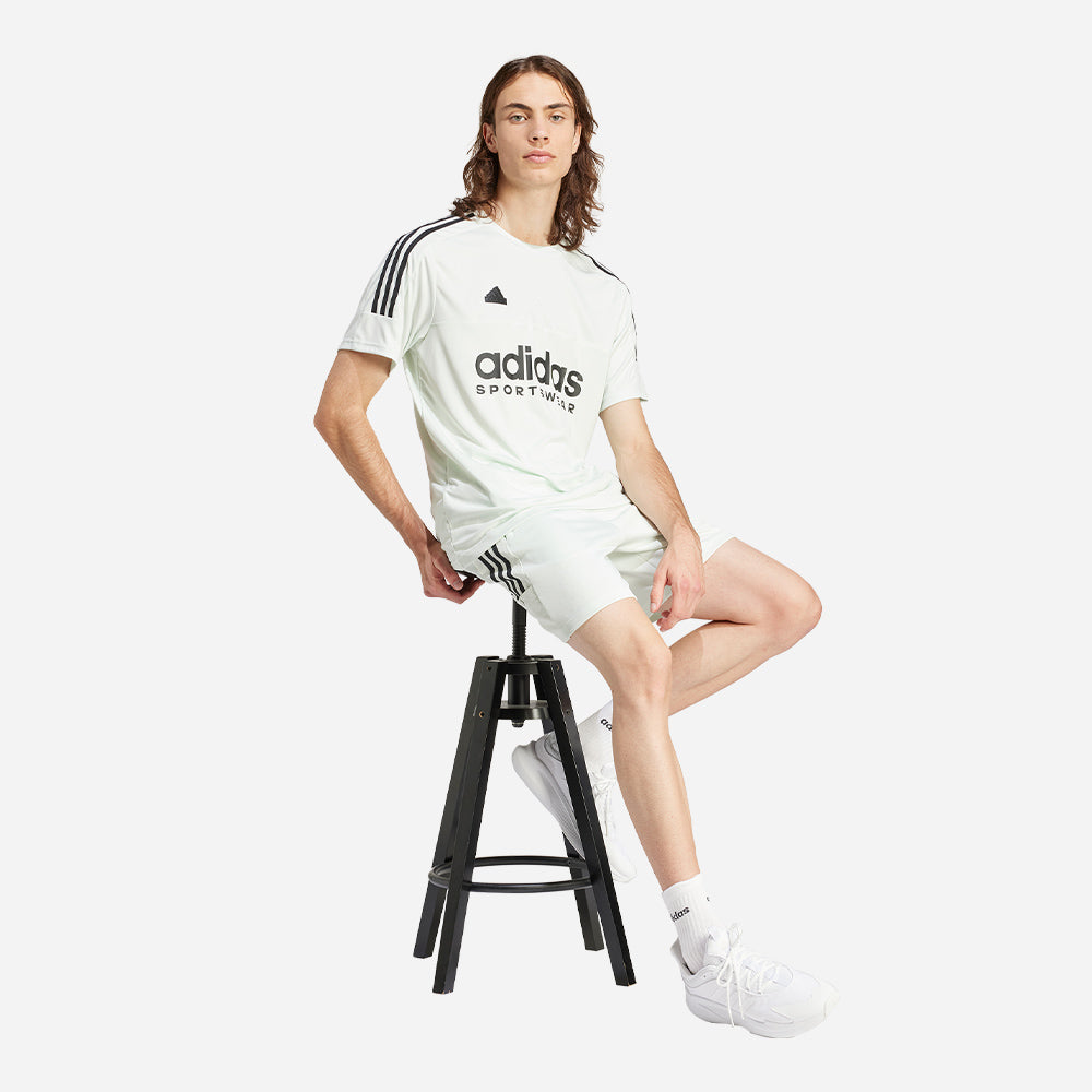 Quần Ngắn Thể Thao Nam Adidas Tiro - Trắng - Supersports Vietnam